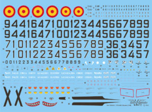 Insignias de los Messer Españoles en escala 1:48 de Series Españolas con referencia 248