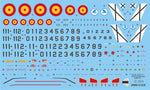 Calcas para los Mirage III EE y DE españoles en escala 1:48 de Series Españolas referencia 448