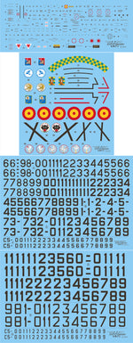 Calcas para F-86 F Sabre de los escuadrones españoles en escala 1:32 de Series Espñolas referecnia 632