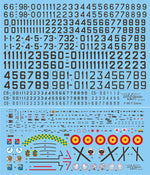 Calcas para F-86 F Sabre de los escuadrones españoles en escala 1:48 de Series Espñolas referecnia 648