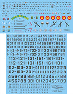Calcas para F-86 F Sabre de los escuadrones españoles en escala 1:72 de Series Espñolas referecnia 672