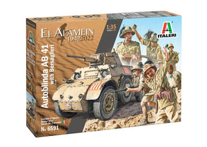 ITALERI (1/35) Autoblinda AB 41 with Bersaglieri El Alamein