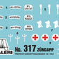 Calcas para la moto alemana Zundapp KS750 con sidecar y 3 figuras ITALERI 317 en escala 1:35