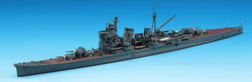 Foto de la maqueta del crucero pesado japonés Ashigara en escala 1:700 de Hasegawa referencia 49336