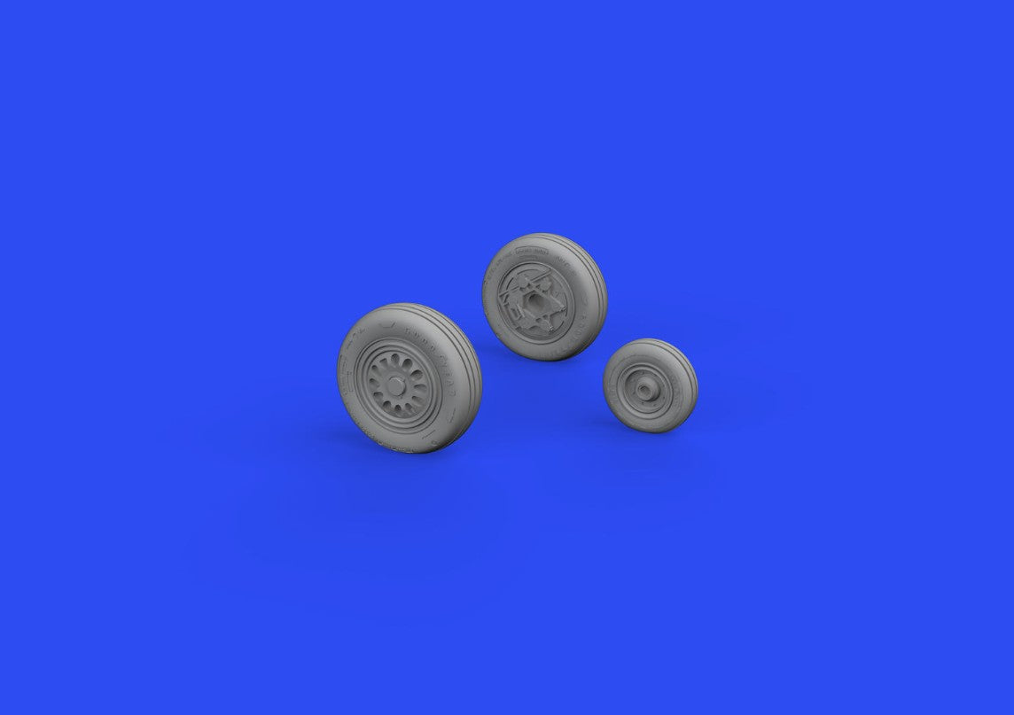 Set completo de ruedas F-16 Tamiya 1:48 Eduard 648708