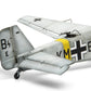 Detalle de la trasera con la decoración 1 de la maqueta del avión de transporte alemán Junker Ju-52/3m en escala 1:72 de Airfix referencia A08022