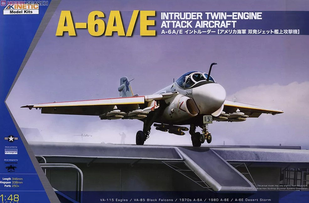 KINETIC (1/48) A-6A/E Intruder Twin-engine Attack Aircraft