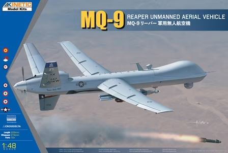 KINETIC (1/48) MQ-9 Reaper - Unmanned Aerial Vehicle (calcas españolas)