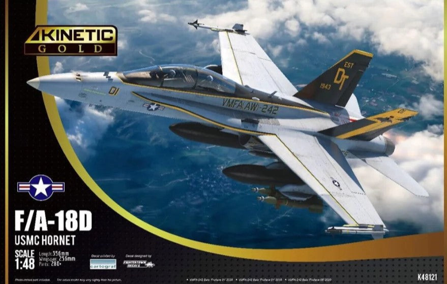 KINETIC (1/48) F/A-18D Hornet VMFA(AW)-242 "Bats"