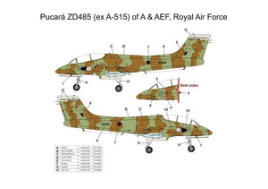 KINETIC (1/48) IA-58 Pucara en service dans la RAF