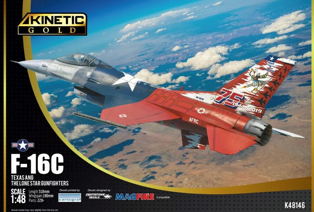 KINETIC (1/48) F-16C Texas ANG The Lone Star Gunfighters