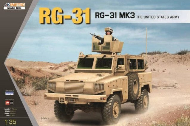 KINETIC (1/35) RG-31 Mk3 The United States Army