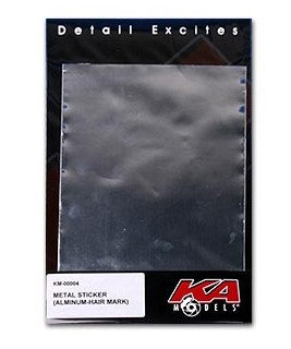 KA MODELS Metal Sticker Aluminum - Hair Mark