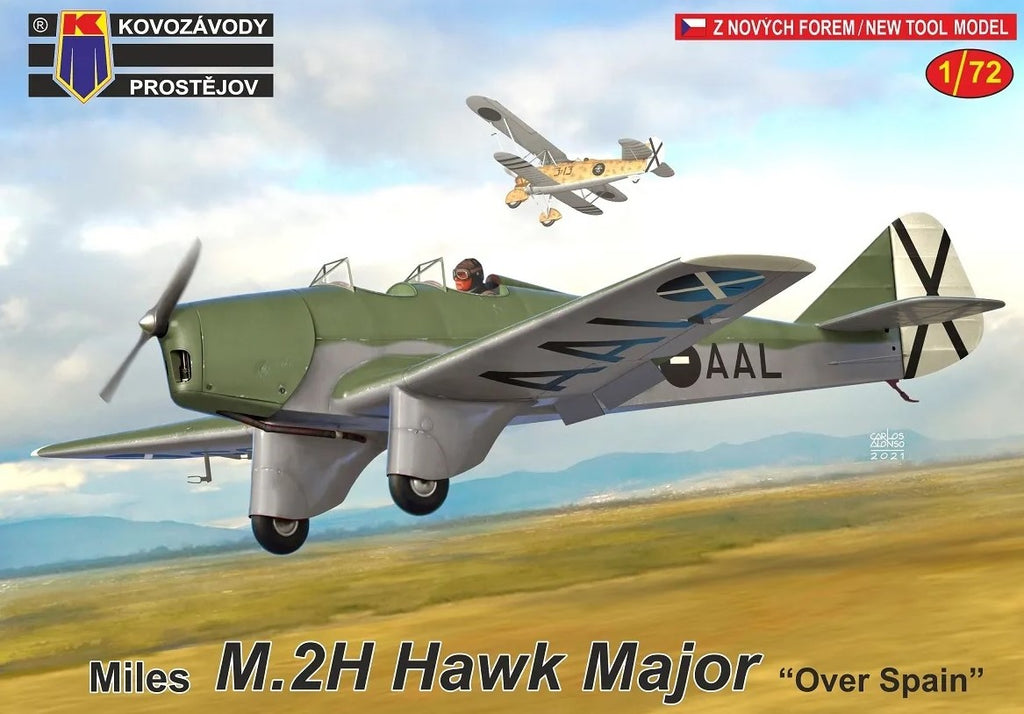 KOVOZAVODY PROSTEJOV (1/72) Miles M.2H Hawk Major "Over Spain"