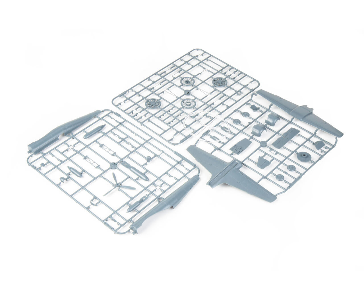 Piezas de la maqueta del avión japonés Ki-115 Tsurugi en escala 1:35 de Eduard referencia 11192