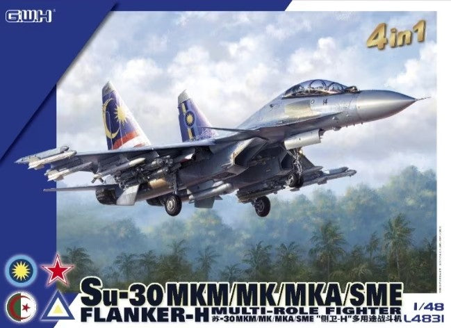 GREAT WALL HOBBY (1/48) Sukhoi Su-30 MKM/MK/MKA/SME "Flanker-H" 4 in 1