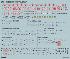 GREAT WALL HOBBY (1/72) MiG-29SMT Fulcrum-F