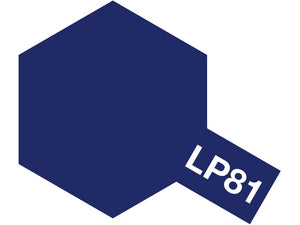 Bote de 10ml de pintura laca color azul mezclas de Tamiya referencia LP-81