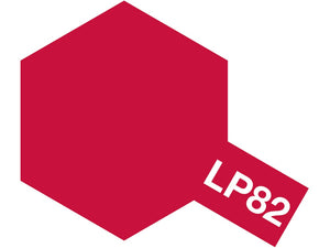 Bote de 10ml de pintura laca color rojo mezclas de Tamiya referencia LP-82