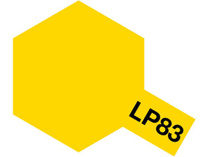 Bote de 10ml de pintura laca color amarillo mezclas de Tamiya referencia LP-83