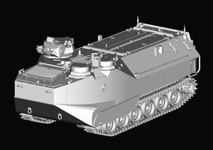 Foto de la maqueta del vehículo anfibio de asalto LVTP-7 en escala 1:35 de Hobbyboss referencia 82409