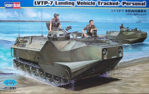 Caja de la maqueta del vehículo anfibio de asalto LVTP-7 en escala 1:35 de Hobbyboss referencia 82409