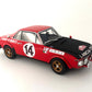 Foto derecha de la maqueta del coche de rally Lancia Fulvia de 1972 en escala 1:24 de Italeri referencia 3670