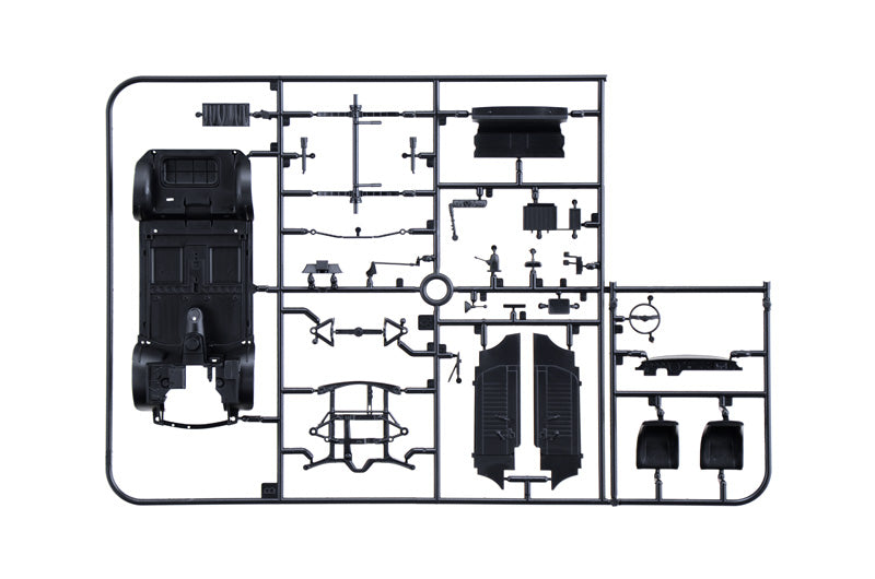 Grapa 2 de la maqueta del coche de rally Lancia Fulvia de 1972 en escala 1:24 de Italeri referencia 3670