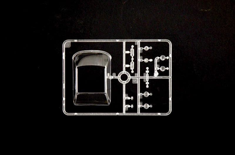 Transparentes de la maqueta del coche de rally Lancia Fulvia de 1972 en escala 1:24 de Italeri referencia 3670