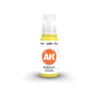 Pintura acrílica color amarillo limón de AK referencia 11047