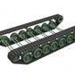 Tren de rodaje de la maqueta del carro de combate Leopard 2 A8 en escala 1:35 de Amusing Hobby referencia 35A058