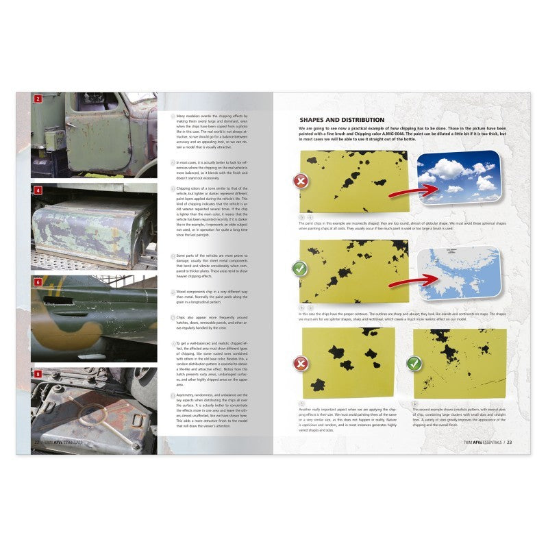 Página 3 del libro de los esenciales de la serie The Weathering Magazine de Ammo referencia 6329