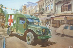 Maqueta de la ambulancia militar M43 en escala 1:35 de Roden referencia 811