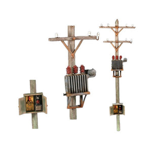 MACONE (1/35) Poste eléctrico y transformador