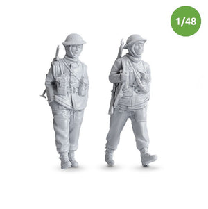 MACONE (1/48) WWII British soldiers