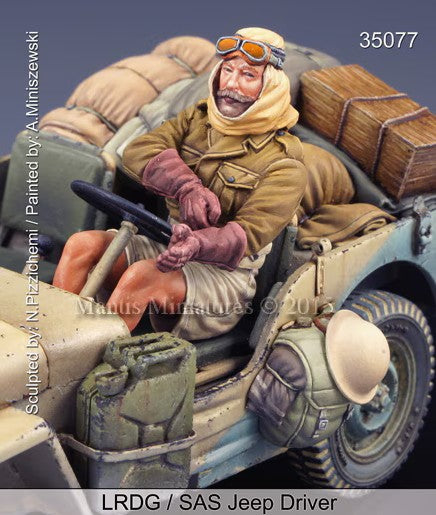 MANTIS MINIATURES (1/35) LRDG/SAS Jeep Driver