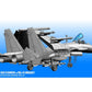 Configuración con alas recogidas de la maqueta del cazabombardero naval Su-27K Sea Flanker en escala 1:48 de Minibase referencia 02