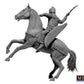 Foto lateral izquierda de la figura de un jinete persa a caballo en escala 1:32 de Master Box referencia 32014
