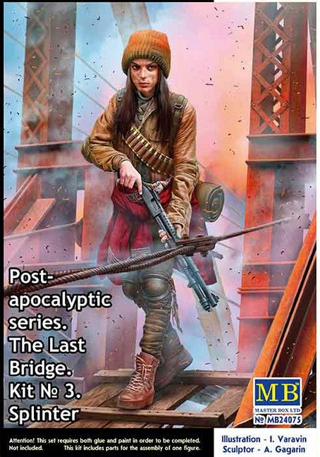 MASTER BOX (1/24) Pоst-apocalyptic series. The Last Bridge. Kit No 3. Splinter