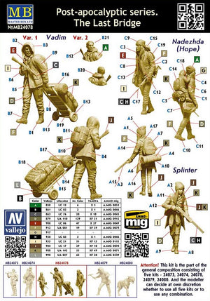 MASTER BOX (1/24) Post-apocalyptic series. The Last Bridge