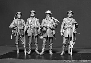 MASTER BOX (1/35) Fanteria britannica, Battaglia della Somme, Periodo 1916, Prima Guerra Mondiale