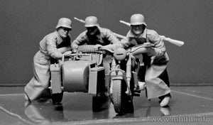 MASTER BOX (1/35) Motocyclistes allemands, époque de la Seconde Guerre mondiale