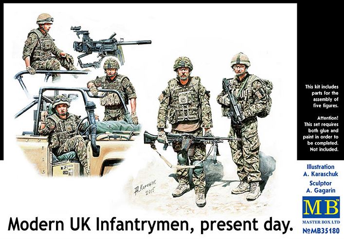 MASTER BOX (1/35) Modern UK Infantrymen, Present day