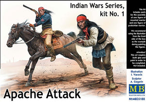 MASTER BOX (1/35) Indian Wars Series, kit No. 1. Apache Attack