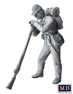 MASTER BOX (1/35) Un breve riposo dopo la battaglia. Sergente di fanteria dell'esercito dell'Unione