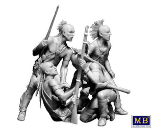 MASTER BOX (1/35) Cerchio di protezione. Serie Guerre indiane, XVIII secolo. Kit n. 1