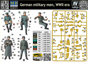 MASTER BOX (1/35) German Military Men