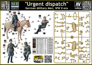 MASTER BOX (1/35) "Urgent Dispatch" German Military Men, WWII era