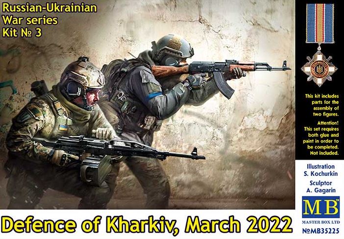 MASTER BOX (1/35) Russian-Ukrainian War series, kit № 3. Defence of Kharkiv, March 2022