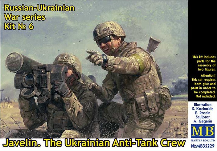 MASTER BOX (1/35) Russian-Ukrainian War series, Kit № 6. Javelin. The Ukrainian Anti-Tank Crew